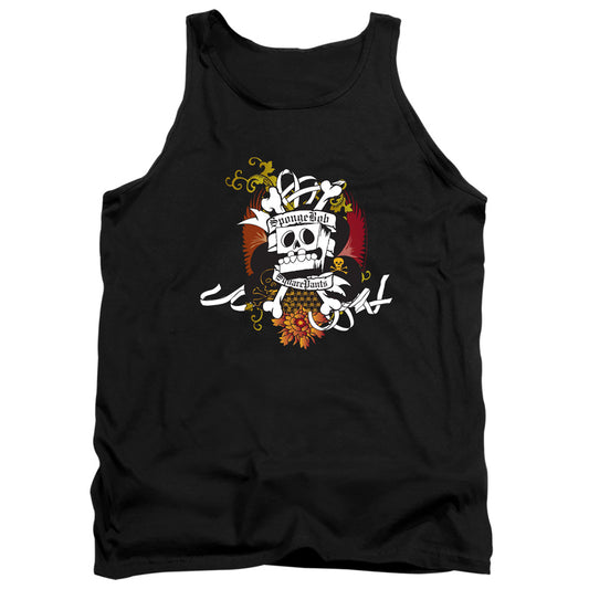 Spongebob Rest In Peace Mens Tank Top Shirt Black