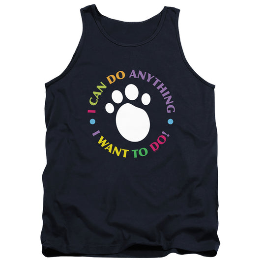 Blues Clues (Classic) I Can Do Anything! Mens Tank Top Shirt Navy