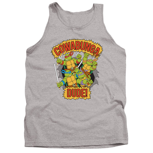 Tmnt Cowabunga Dude Mens Tank Top Shirt Athletic Heather