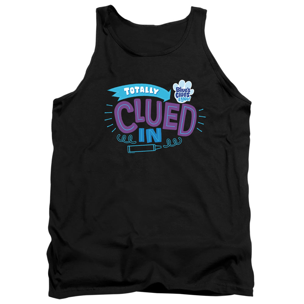 Blues Clues & You Totally Clued In Mens Tank Top Shirt Black