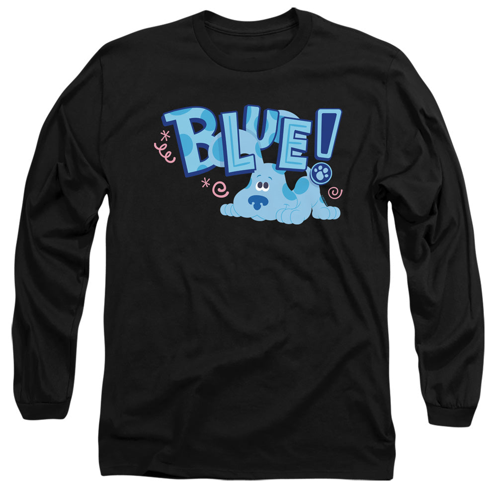 Blues Clues & You Puppy! Mens Long Sleeve Shirt Black Officially Licensed