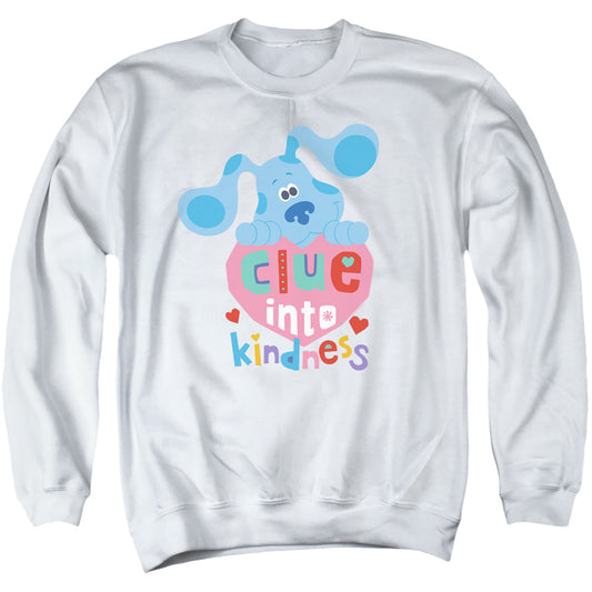 Blues Clues & You Clue Into Kindness Mens Crewneck Sweatshirt White Officially Licensed