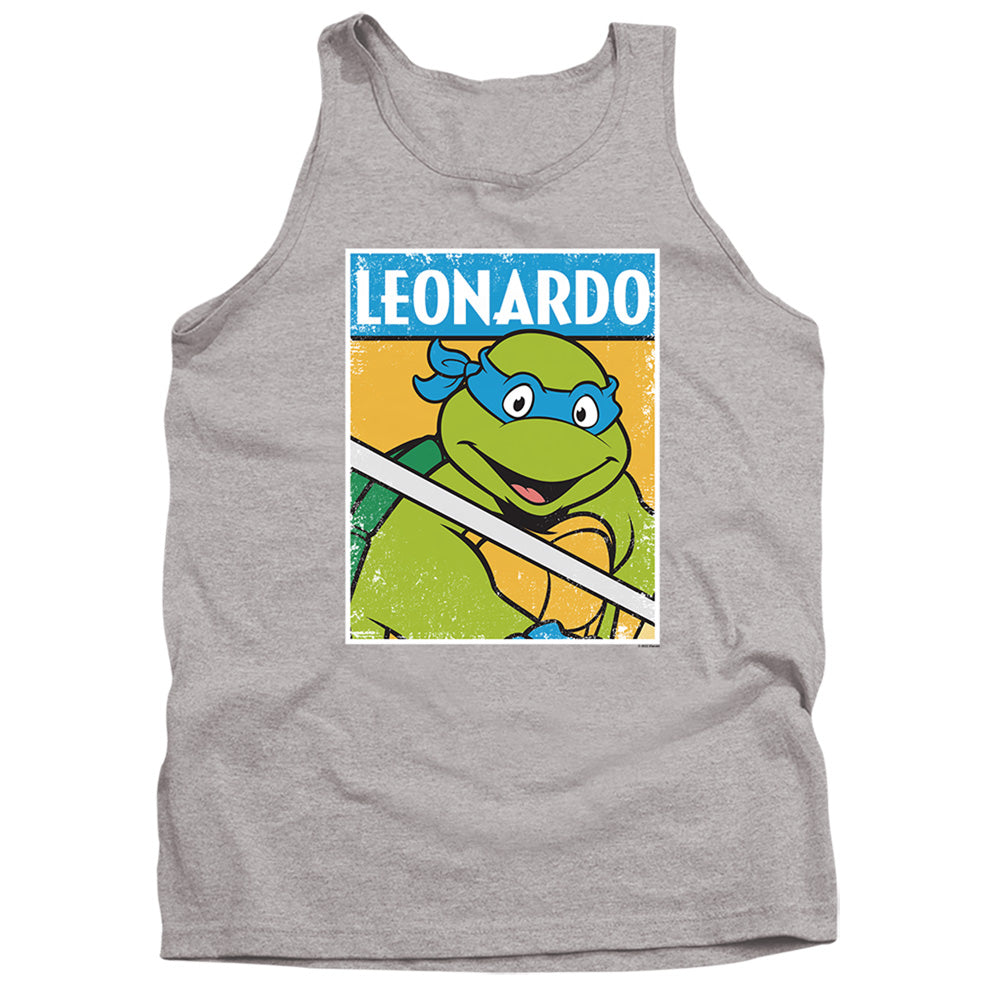 Tmnt Tmnt Leo Mens Tank Top Shirt Athletic Heather