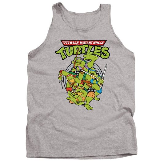 Tmnt Tmnt Group Mens Tank Top Shirt Athletic Heather