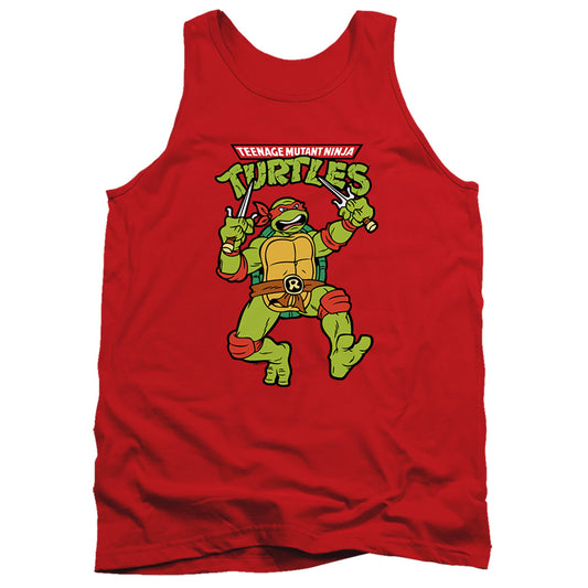 Tmnt Retro Raph Mens Tank Top Shirt Red