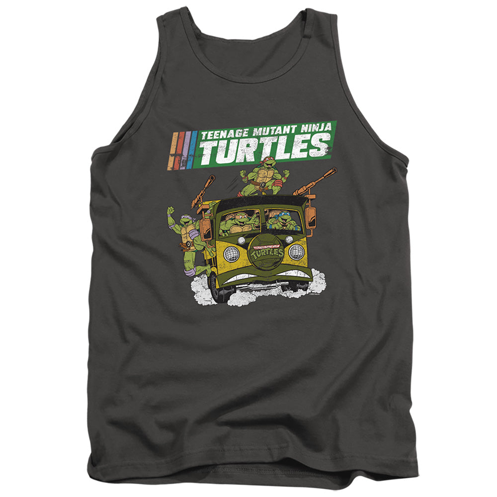 Tmnt Tmnt Van Mens Tank Top Shirt Charcoal