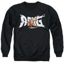 Load image into Gallery viewer, Avatar The Last Airbender Aang And Momo Mens Crewneck Sweatshirt Black