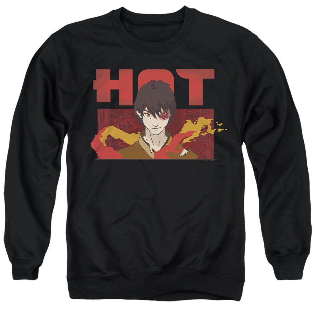 Avatar The Last Airbender Hot Zuko Mens Crewneck Sweatshirt Black