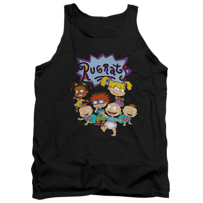 Rugrats Rugrats Group Mens Tank Top Shirt Black