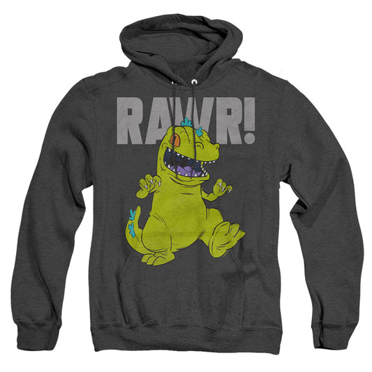 Rugrats Reptar Heather Mens Hoodie Black Officially Licensed