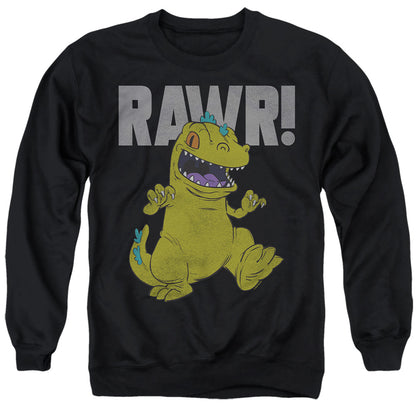Rugrats Reptar Mens Crewneck Sweatshirt Black Officially Licensed