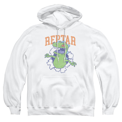 Rugrats Reptar Shirt Rip Mens Hoodie White