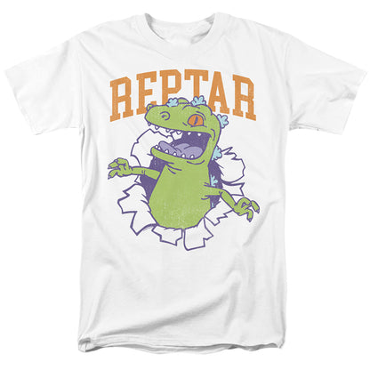 Rugrats Reptar Shirt Rip Mens T Shirt White