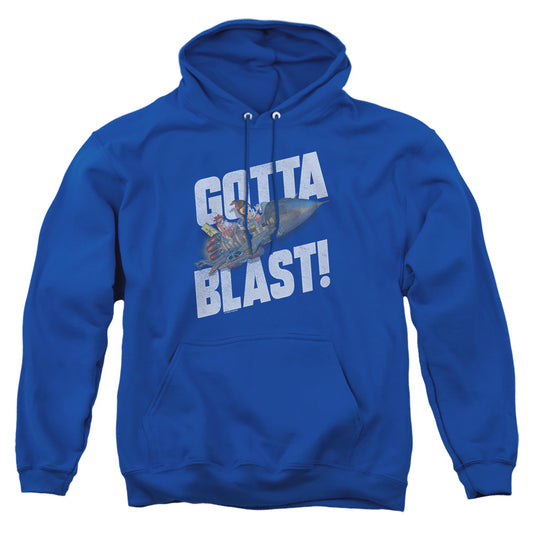 Jimmy Neutron Jimmy Neutron Gotta Blast Mens Hoodie Royal Officially Licensed