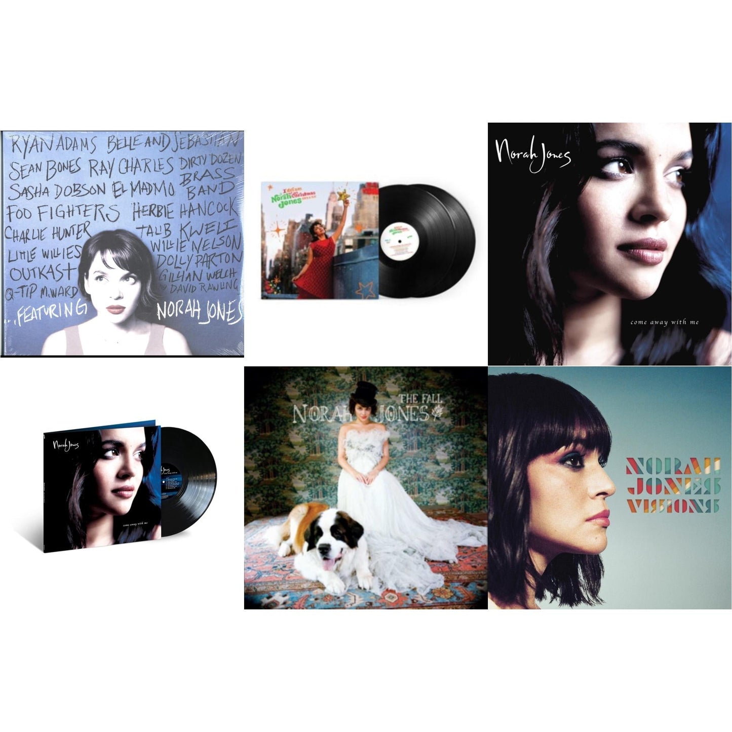 Norah Jones - Fall & Featuring & I Dream Of Christmas (Deluxe/2LP) & Come Away With Me (20Th Anniversary) & Come Away With Me (20Th Anniversary) (Super Deluxe/4LP) & Visions