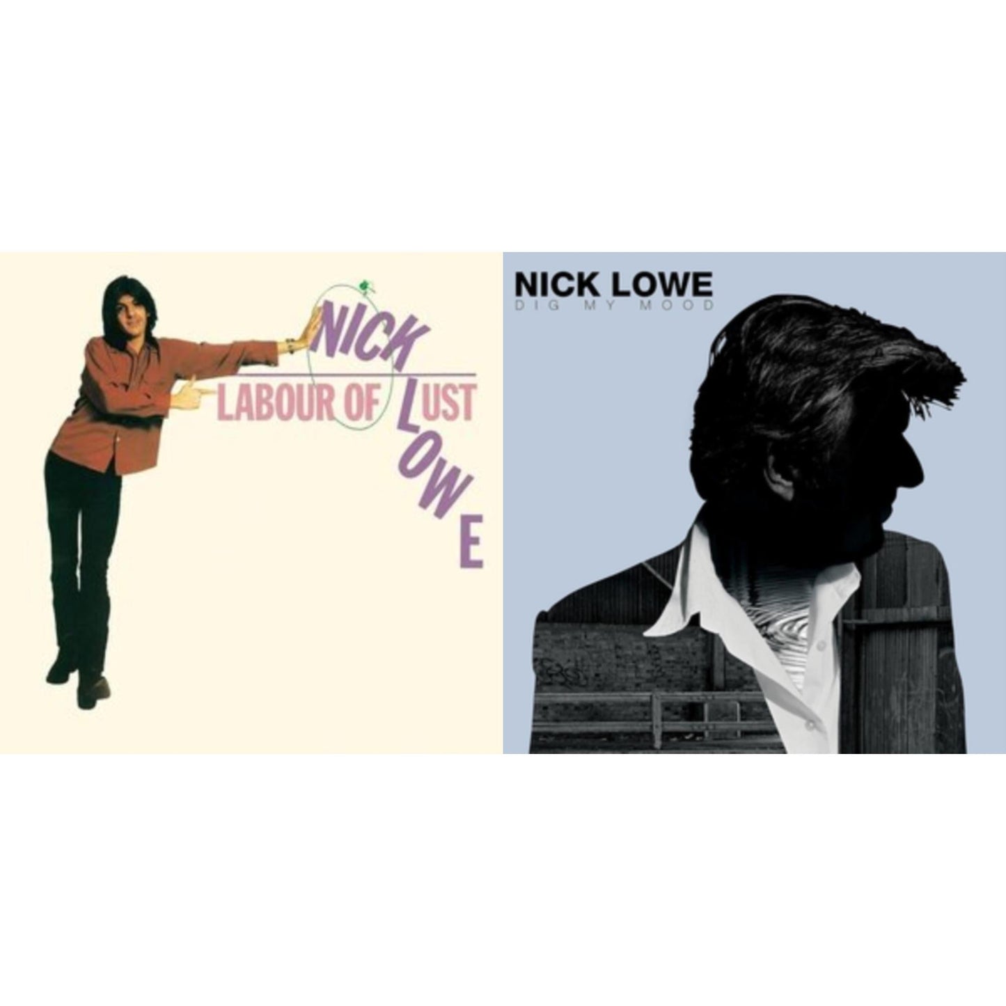 Nick Lowe - Labour Of Lust (Reissue) & Dig My Mood (Remastered/Dl Card) - LP Vinyl Bundle