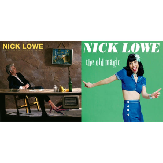Nick Lowe - Old Magic (10Th Anniversary Edition/Green LP Vinyl/Dl Card) & Impossible Bird (Remastered/Dl Card)