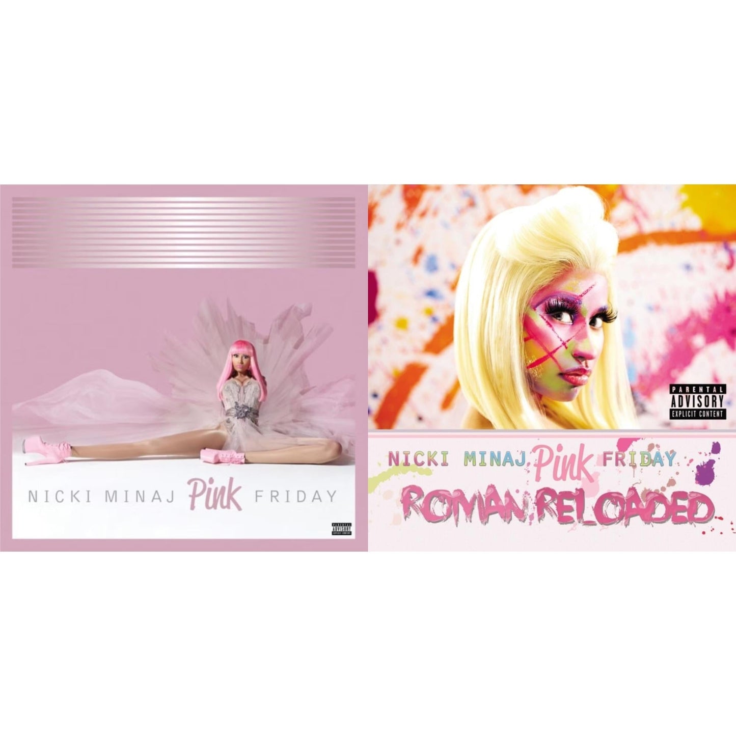 Nicki Minaj - Pink Friday (10Th Anniversary/Pink Vinyl/2LP) & Pink Friday...Roman Reloaded (3LP)
