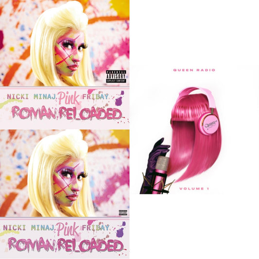 Nicki Minaj - Pink Friday...Roman Reloaded (3LP) & Pink Friday...Roman Reloaded (2LP) & Queen Radio: Volume 1 (3LP)