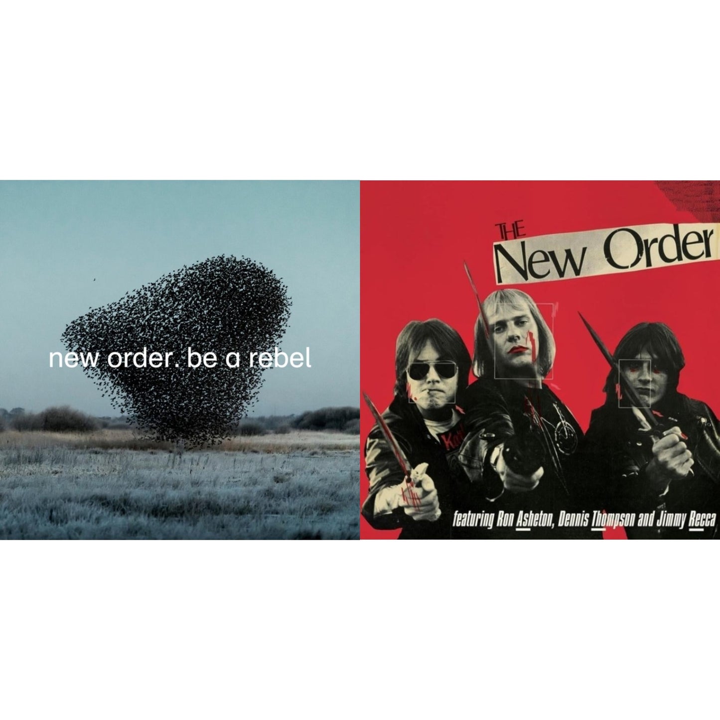 New Order - Be A Rebel & New Order (Marble LP Vinyl)