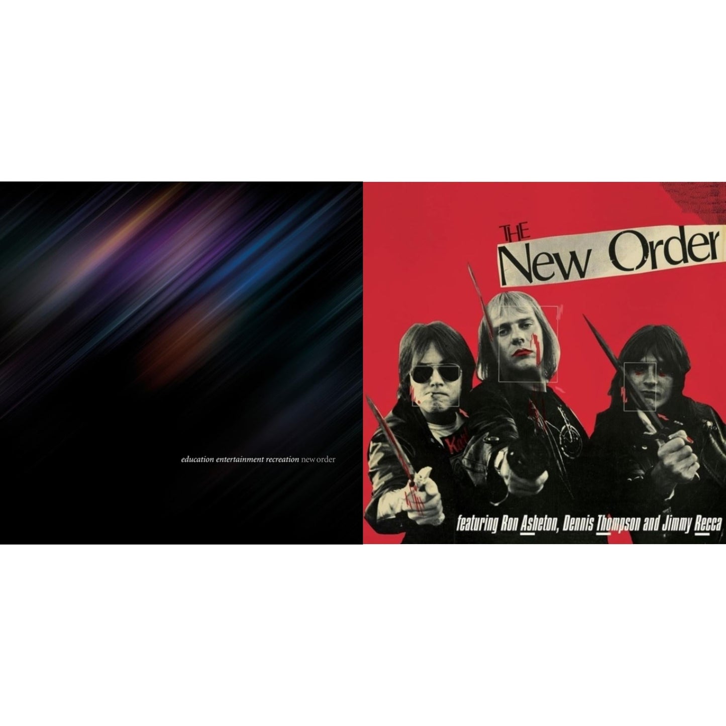 New Order - Education Entertainment Recreation (Live) & New Order (Marble LP Vinyl)