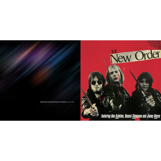 New Order - Education Entertainment Recreation (Live) & New Order (Marble LP Vinyl)