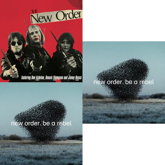 New Order - New Order (Marble LP Vinyl) & Be A Rebel & Be A Rebel Ep