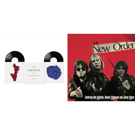 New Order - Substance (2023 Reissue) (2LP) & New Order (Marble LP Vinyl)