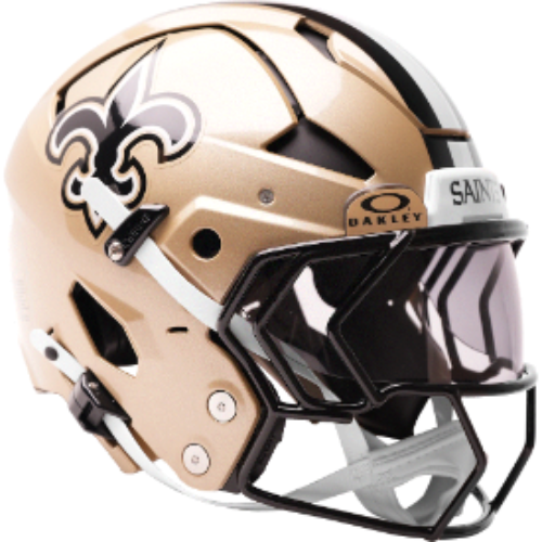 New Orleans Saints Full Size Authentic Axiom Football Helmet - NFL