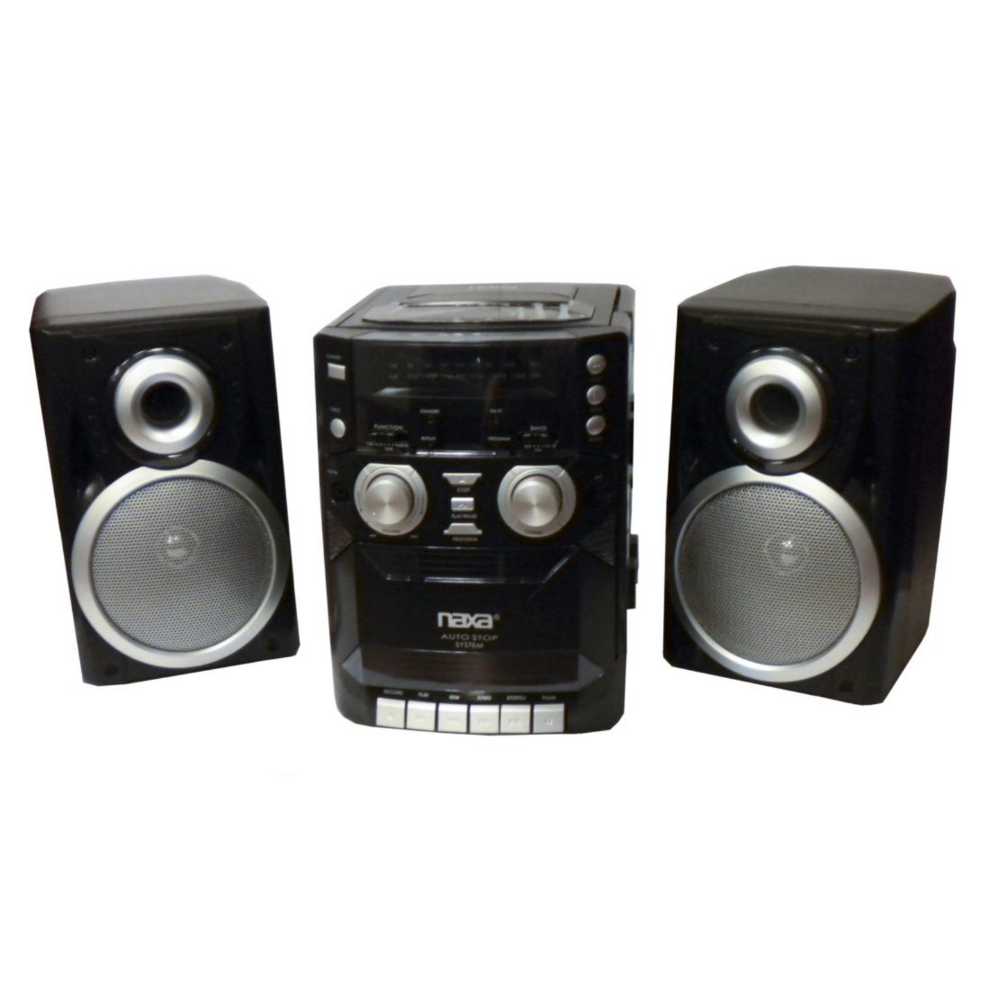 Naxa Portable CD Player with AM/FM Stereo Radio Cassette Player/Recorder - REFURBISHED