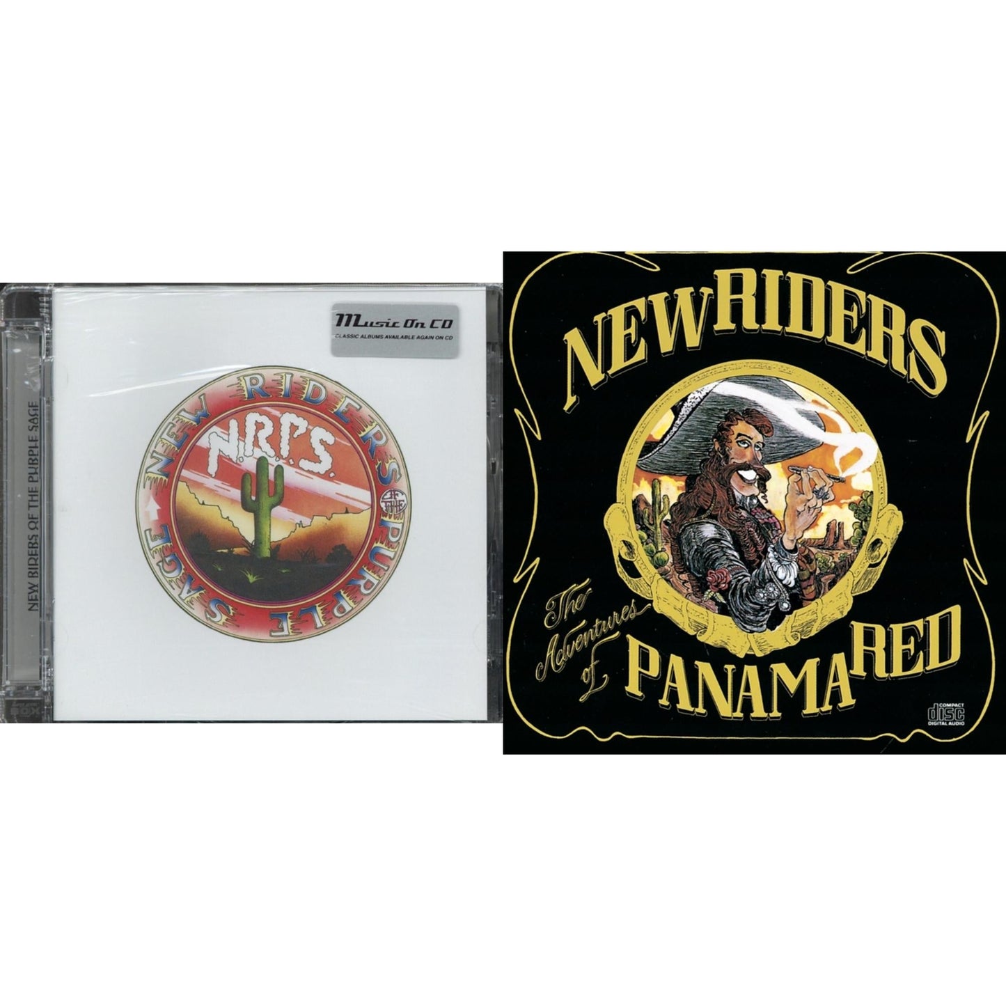 New Riders Of The Purple Sage - New Riders Of Purple Sage  (24Bit Remaster) & Adventures Of Panama Red - CD Bundle