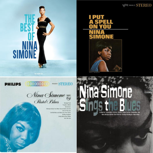 Nina Simone - Best Of (Coloured LP Vinyl) & I Put A Spell On You & Pastel Blues & Sings The Blues (180G)