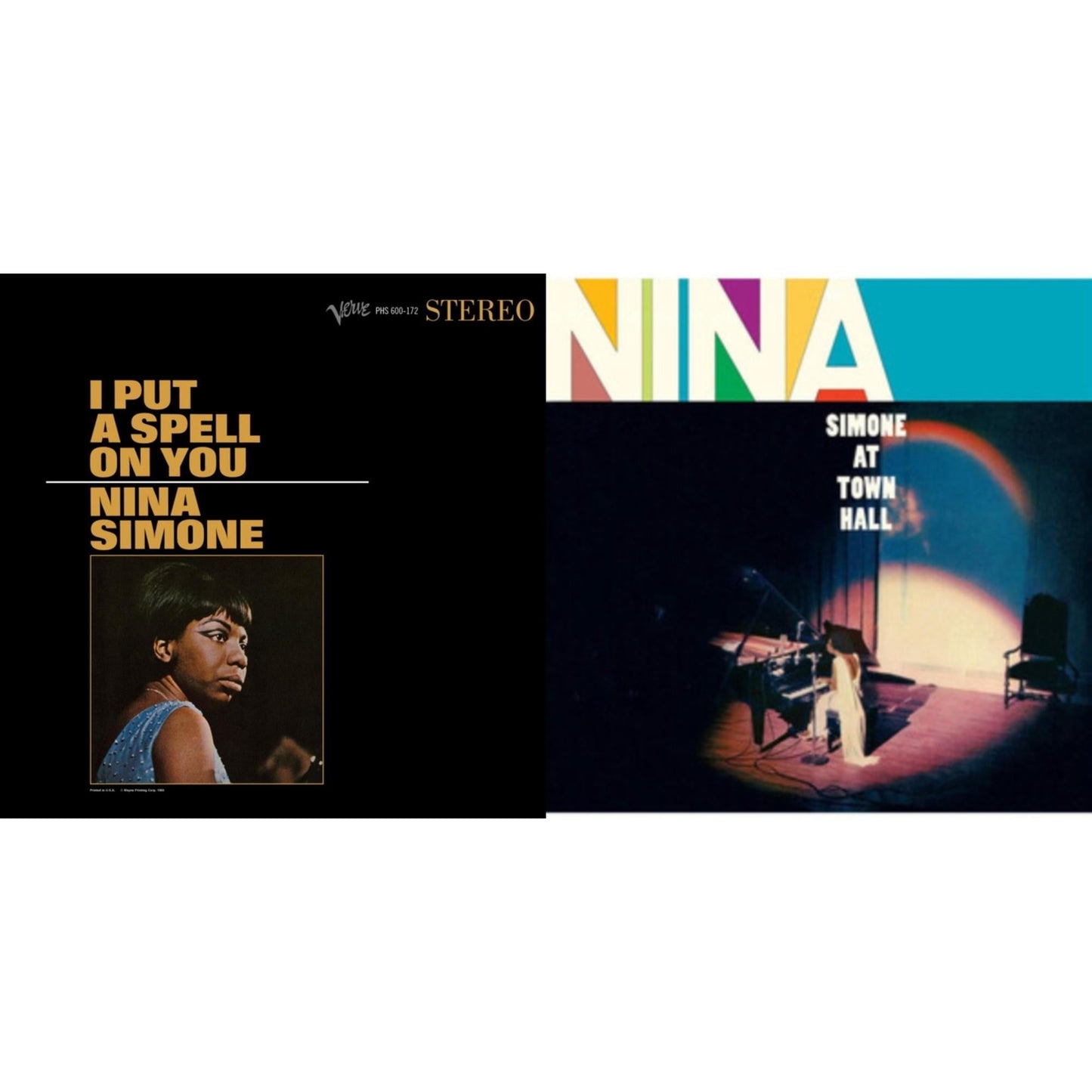 Nina Simone - I Put A Spell On You & At Town Hall - LP Vinyl Bundle