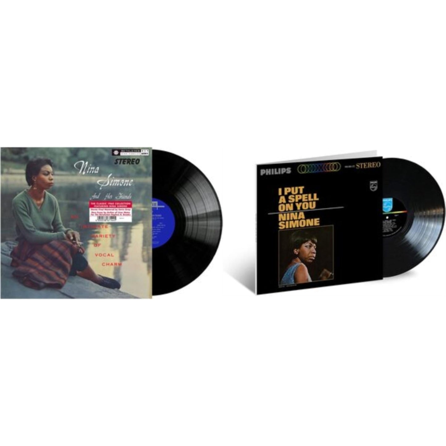 Nina Simone - Nina Simone & Her Friends (2021 - Stereo Remaster) & I Put A Spell On You (Verve Acoustic Sounds Series) - LP Vinyl Bundle