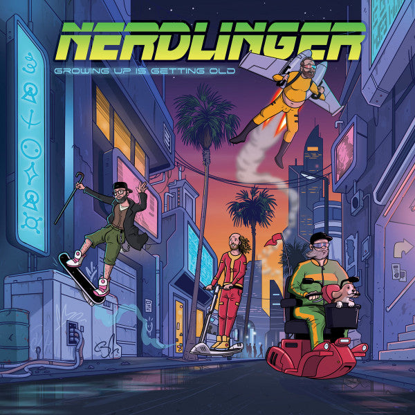Nerdlinger - Growing Up Is Getting Old [LP] Vinyl Record Album Cover