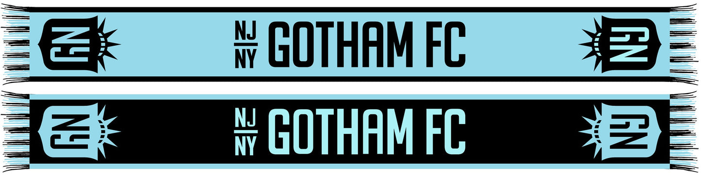 NJ/NY GOTHAM FC SCARF- Two Tone (HD Woven)