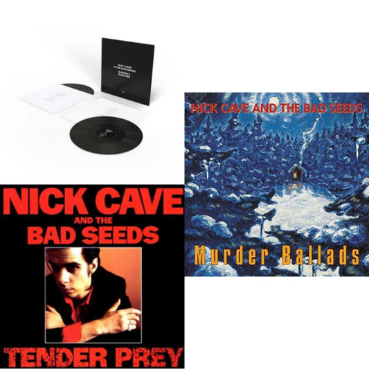 Nick & The Bad Seeds Cave - B-Sides & Rarities (Part Ii) & Tender Prey & Murder Ballads (X) - LP Vinyl Bundle