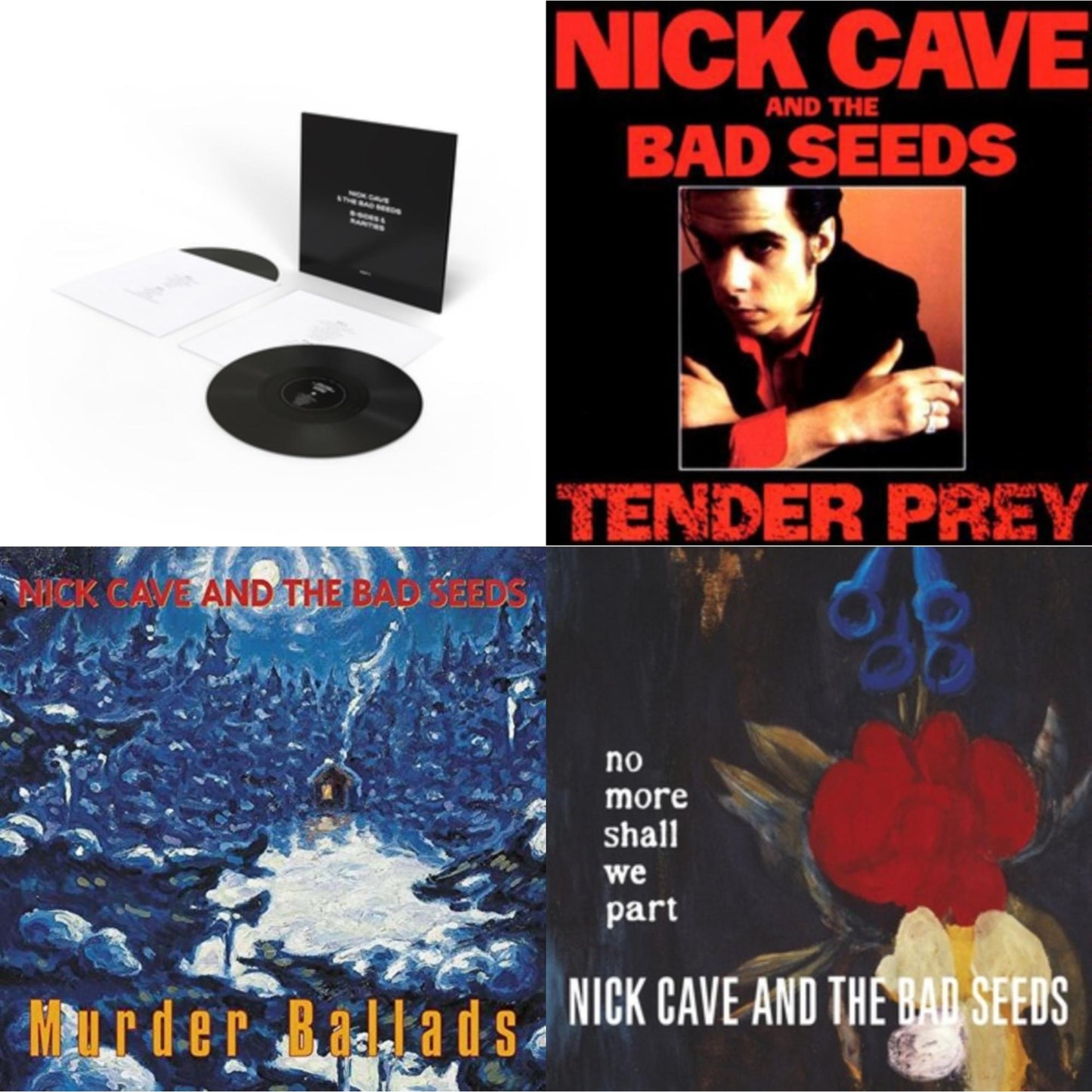 Nick & The Bad Seeds Cave - B-Sides & Rarities (Part Ii) & Tender Prey & Murder Ballads (X) & No More Shall We Part (2LP)