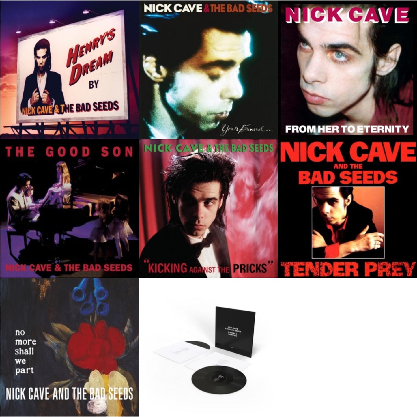 Nick & The Bad Seeds Cave - B-Sides & Rarities (Part Ii) & From Her To Eternity & Kicking Against The Pricks & Your Funeral...My Trial (2LP) & Tender Prey & Good Son & Henry's Dream & No More Shall We Part (2LP)