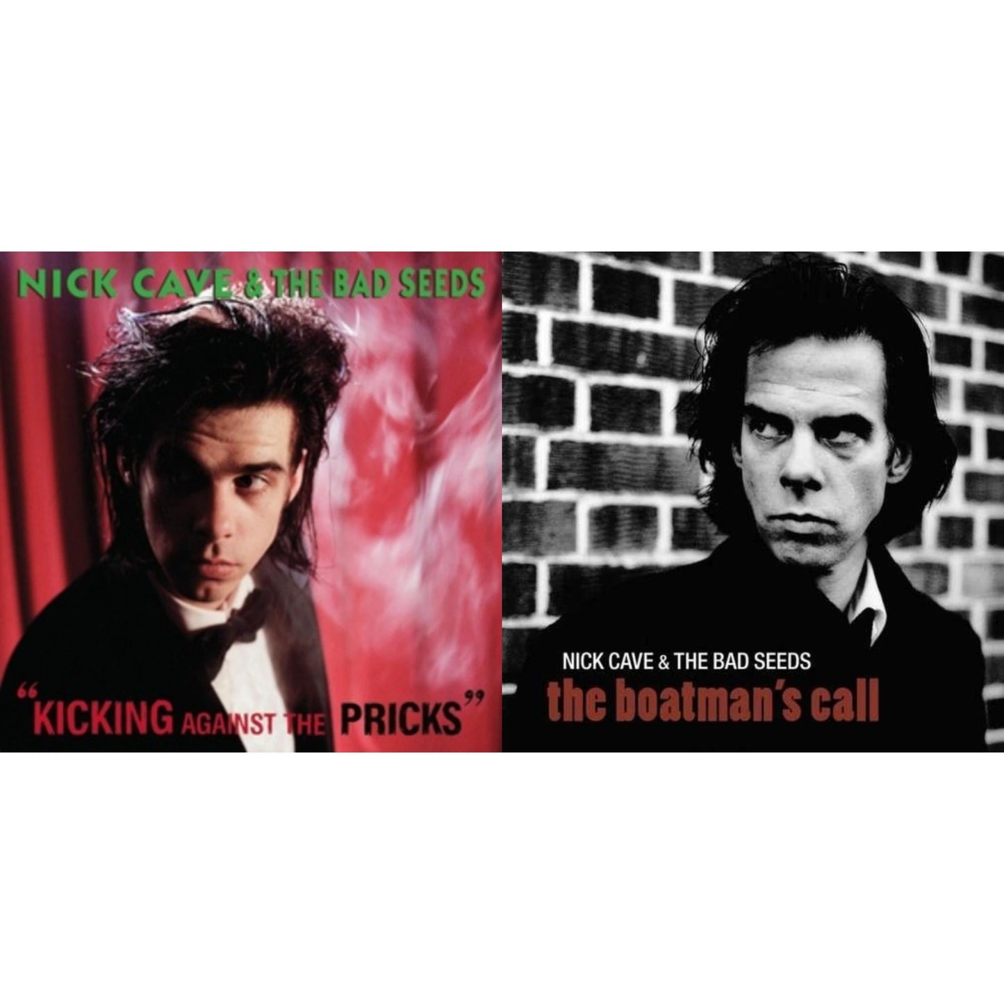 Nick & The Bad Seeds Cave - Kicking Against The Pricks & Boatman's Call - LP Vinyl Bundle