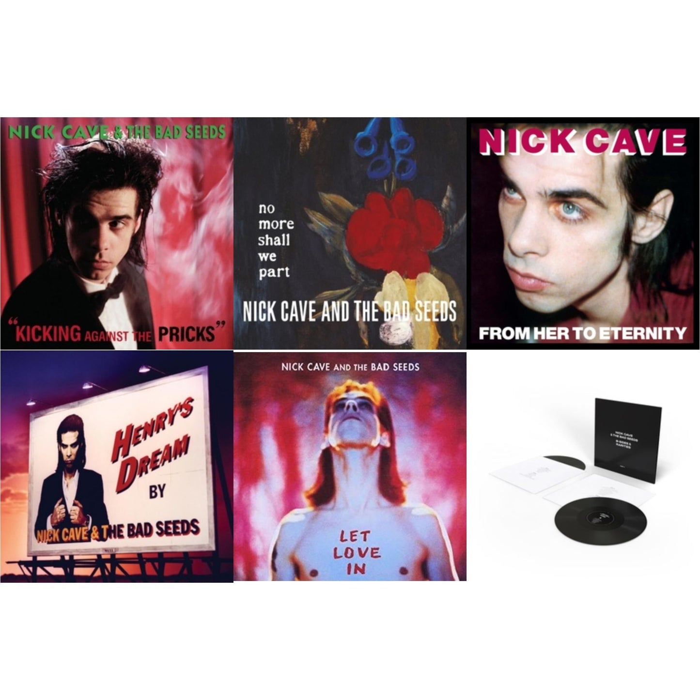 Nick & The Bad Seeds Cave - B-Sides & Rarities (Part Ii) & From Her To Eternity & Kicking Against The Pricks & Henry's Dream & Let Love In & No More Shall We Part (2LP)