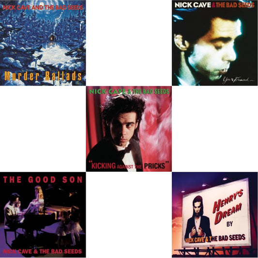 Nick & The Bad Seeds Cave - Kicking Against The Pricks & Your Funeral...My Trial (2LP) & Good Son & Henry's Dream & Murder Ballads (X)