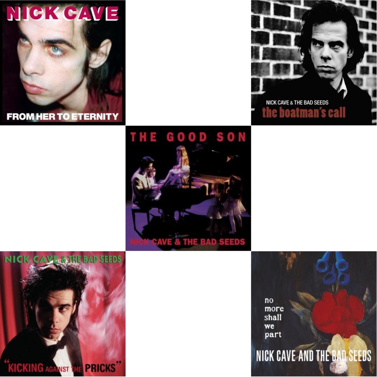 Nick & The Bad Seeds Cave - From Her To Eternity & Kicking Against The Pricks & Good Son & Boatman's Call & No More Shall We Part (2LP)