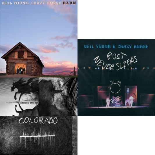 Neil & Crazy Horse Young - Barn (Special Edition) (I) & Colorado (3-Sided 2LP/7Inch) & Rust Never Sleeps (Remastered)