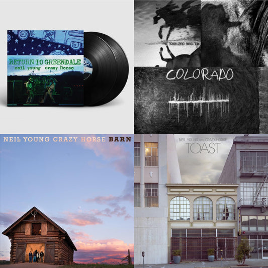 Neil & Crazy Horse Young - Return To Greendale & Colorado (3-Sided 2LP/7Inch) & Barn (Deluxe Edition/LP/CD/Blu-Ray) & Toast (2LP)