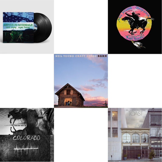 Neil & Crazy Horse Young - Return To Greendale & Colorado (3-Sided 2LP/7Inch) & Barn (Deluxe Edition/LP/CD/Blu-Ray) & Way Down In The Rust Bucket (4LP) & Toast (2LP)