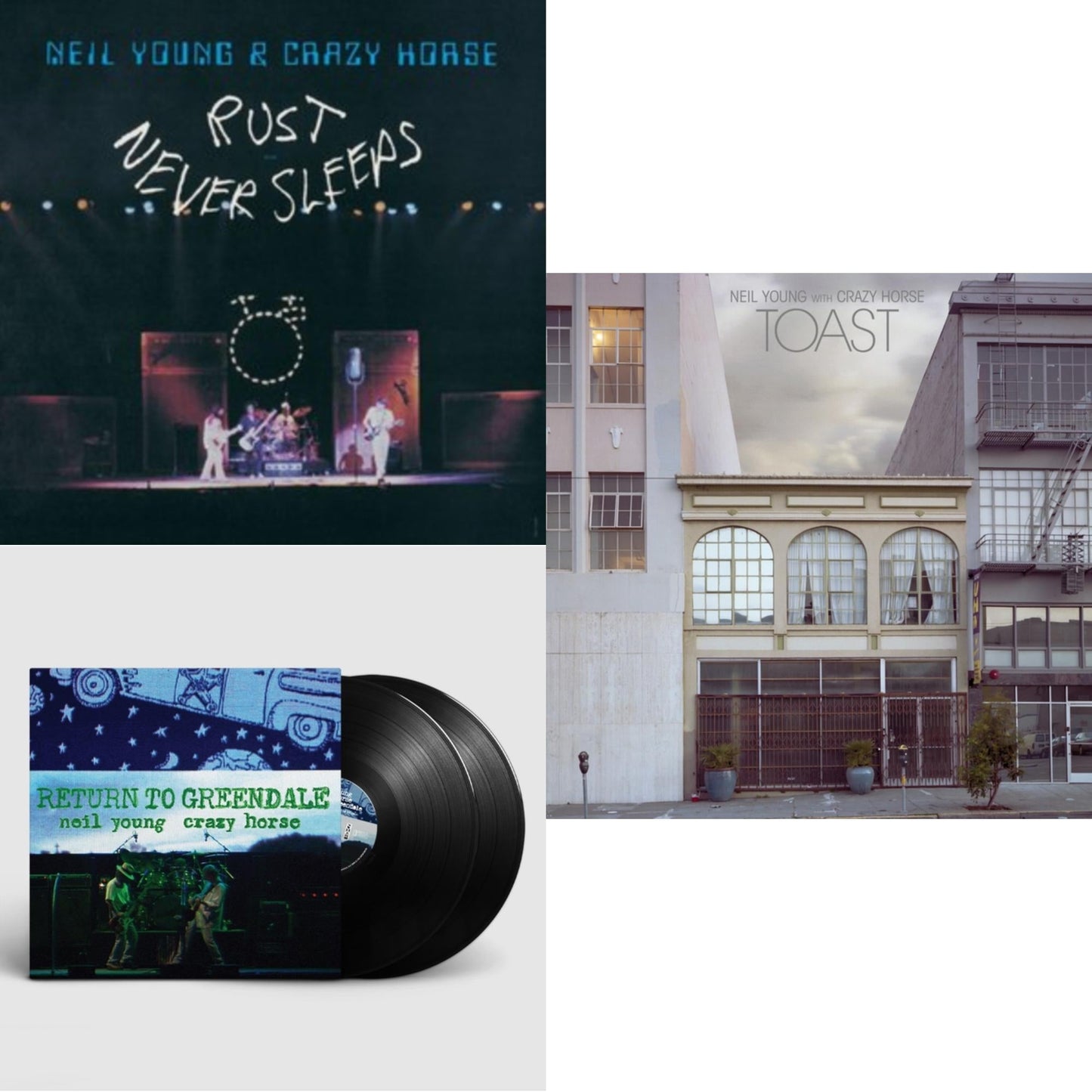 Neil & Crazy Horse Young - Toast (2LP) & Return To Greendale & Rust Never Sleeps (Remastered)