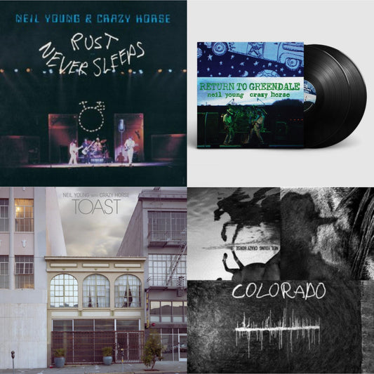Neil & Crazy Horse Young - Toast (2LP) & Return To Greendale & Colorado (3-Sided 2LP/7Inch) & Rust Never Sleeps (Remastered)