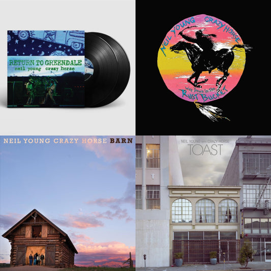 Neil & Crazy Horse Young - Barn (Deluxe Edition/LP/CD/Blu-Ray) & Toast (2LP) & Way Down In The Rust Bucket (4LP) & Return To Greendale