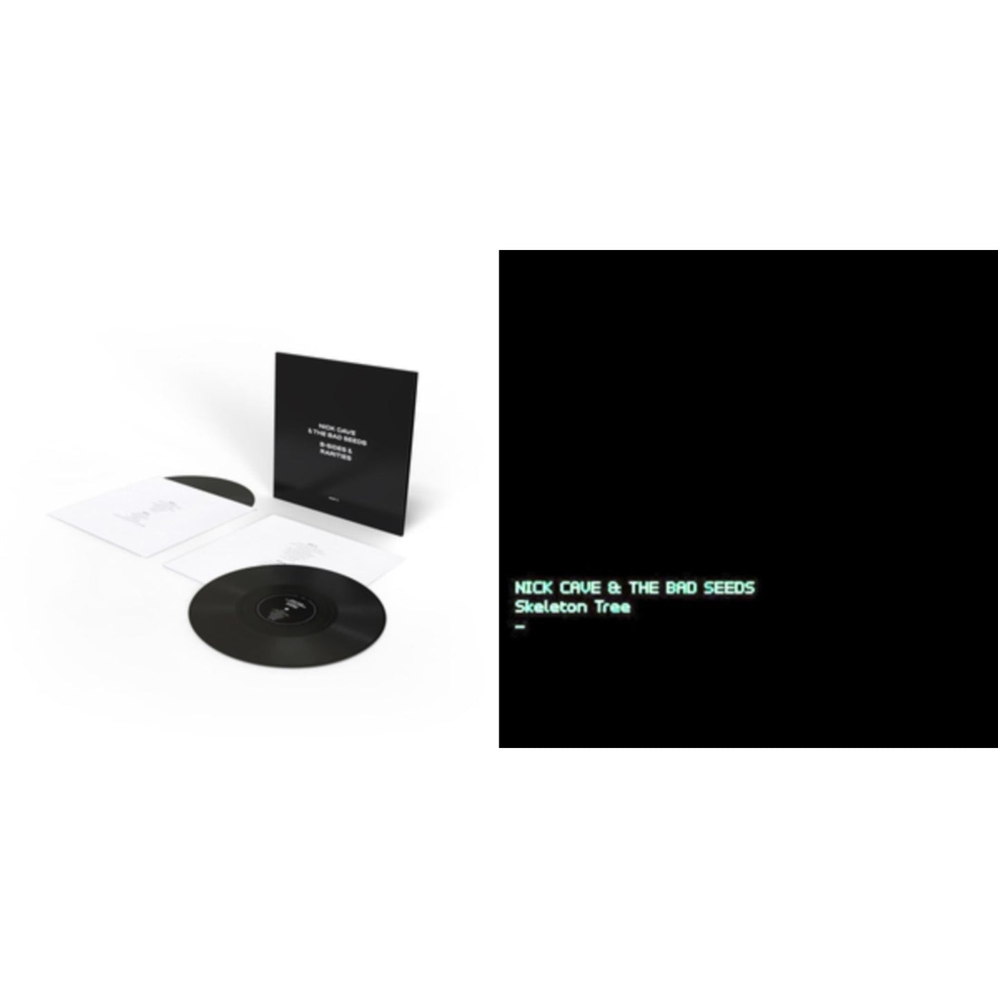 Nick & The Bad Seeds Cave - B-Sides & Rarities (Part Ii) & Skeleton Tree (Dl Card) - LP Vinyl Bundle